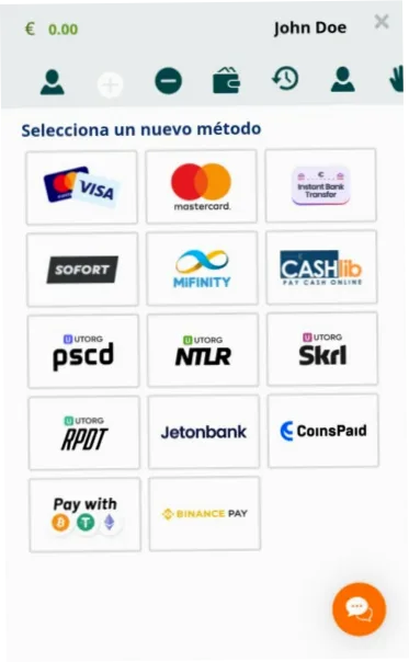 App LocoWin Android pantalla 1